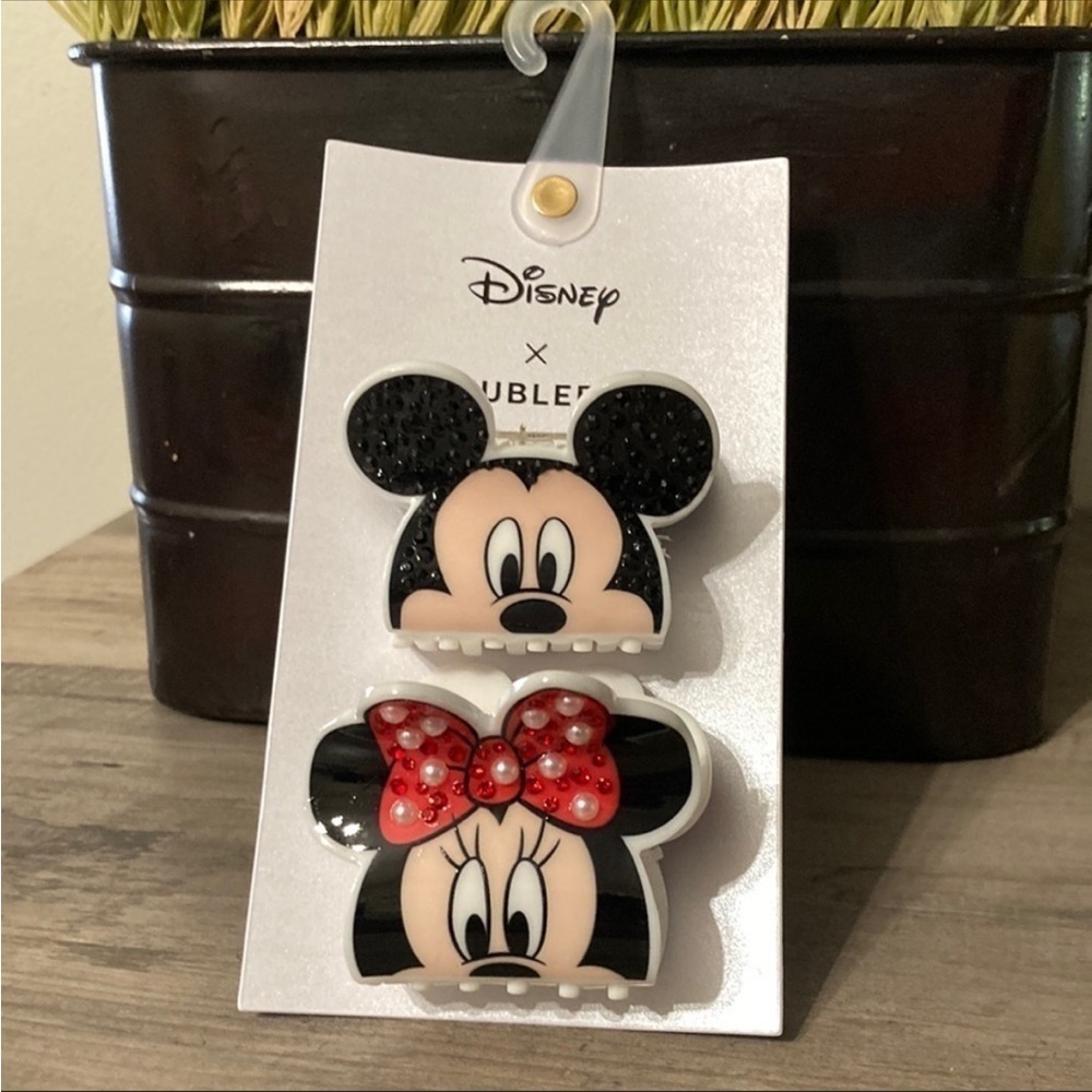 Disney X Baublebar MINNIE AND MICKEY MOUSE HAIR CLIPS